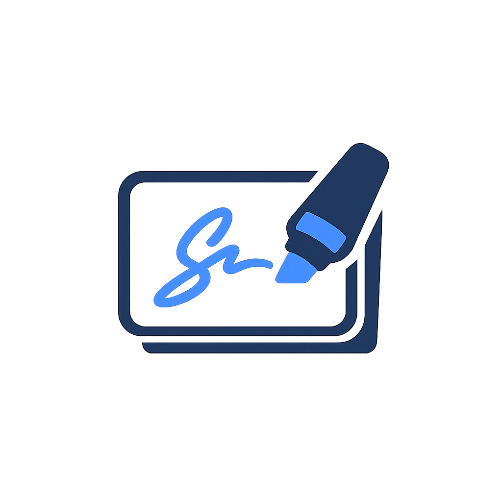 Signature (transparent PNG) icon